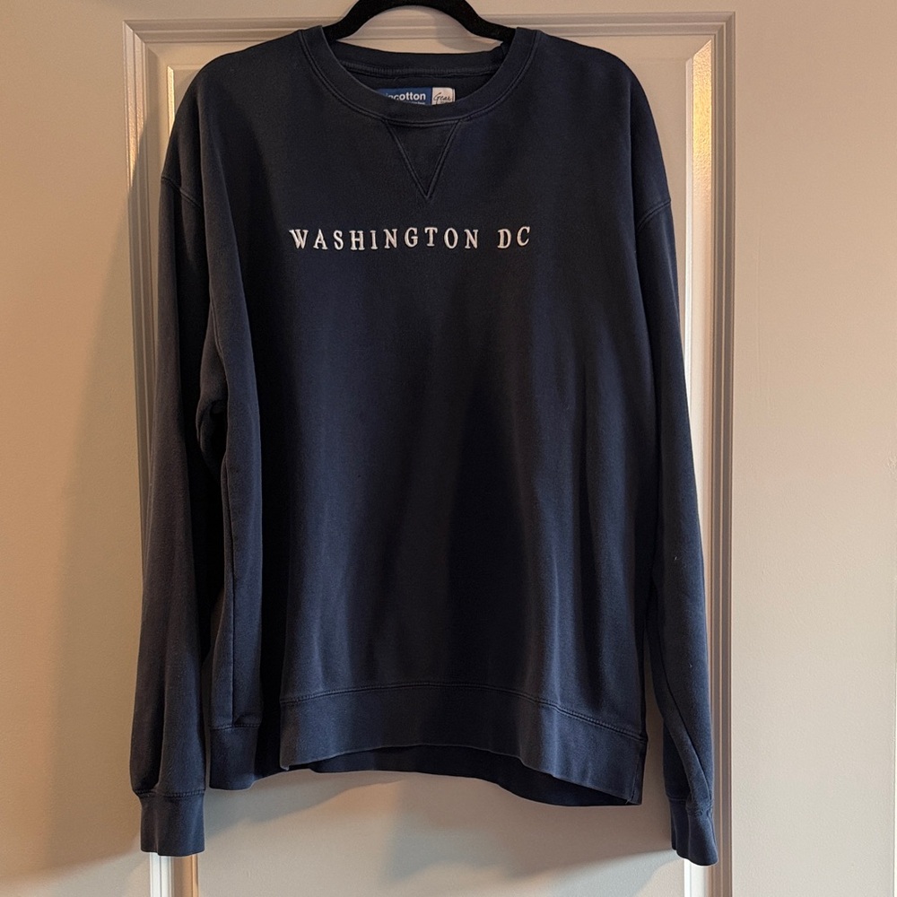 Navy Blue Crewneck Sweater